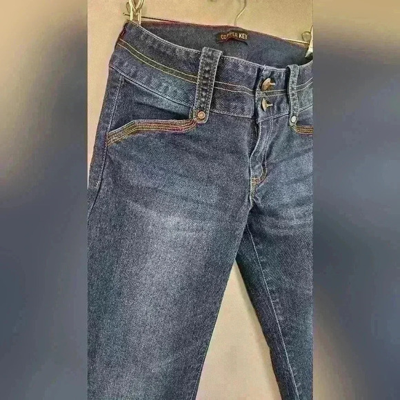 Copper Key Mid-Rise Bootcut Blue Jeans size 5 - Picture 3 of 5
